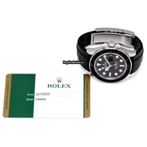 Discount Replica Rolex Yacht-master 42 226659 Caliber 3235 Automatic Movement 42mm White Gold Case Watch - Image 5