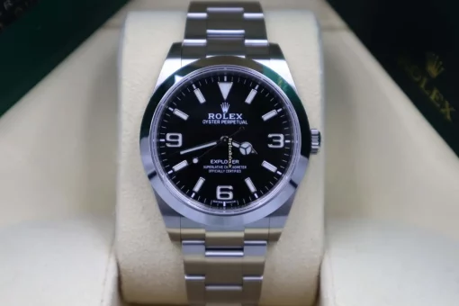 1:1 Fake Rolex Explorer 214270 Caliber 3132 Automatic Movement 39mm Steel Case Mens/unisex Watch - Image 4
