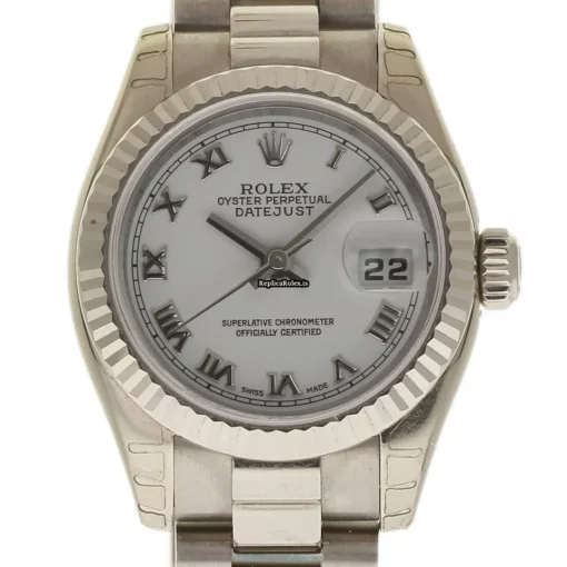 Remarkable Fake Rolex Lady-datejust 179179 Caliber 2235 Automatic Movement 26mm White Gold Case Womens Watch