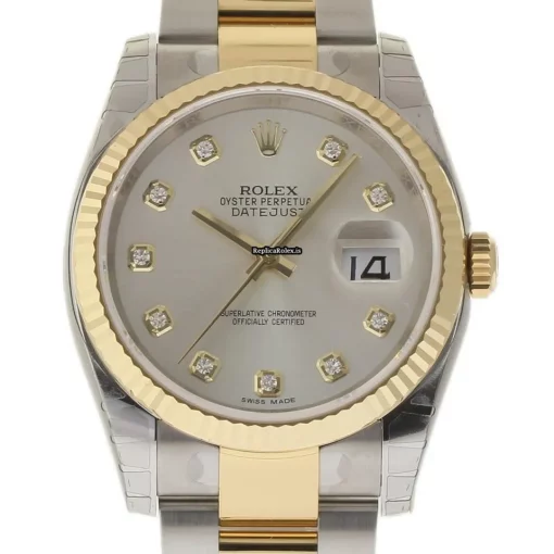 Exquisite Fake Rolex Datejust 116233 Caliber 3135 Automatic Movement 36mm Steel Case Mens/unisex Watch