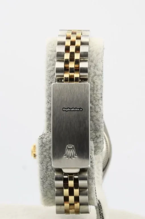 Incredible Replica Rolex Lady-datejust 6917 Caliber 2030 Automatic Movement 26mm Gold/steel Case Womens Watch - Image 11