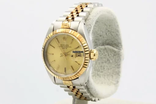Incredible Replica Rolex Lady-datejust 6917 Caliber 2030 Automatic Movement 26mm Gold/steel Case Womens Watch - Image 3