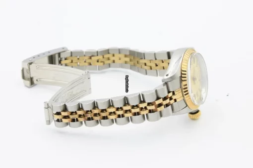 Incredible Replica Rolex Lady-datejust 6917 Caliber 2030 Automatic Movement 26mm Gold/steel Case Womens Watch - Image 9