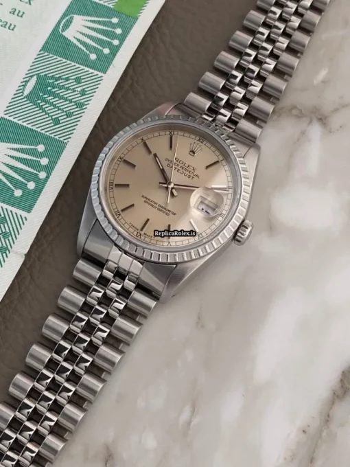 Marvellous Replica Rolex Datejust 16220 Caliber 3135 Automatic Movement 36mm Steel Case Mens/unisex Watch - Image 10