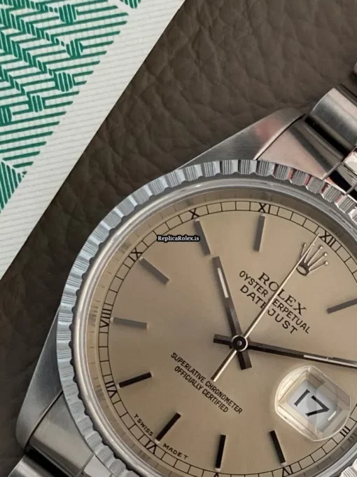 Marvellous Replica Rolex Datejust 16220 Caliber 3135 Automatic Movement 36mm Steel Case Mens/unisex Watch - Image 6
