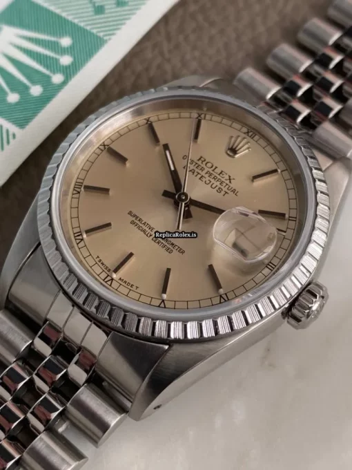 Marvellous Replica Rolex Datejust 16220 Caliber 3135 Automatic Movement 36mm Steel Case Mens/unisex Watch - Image 9
