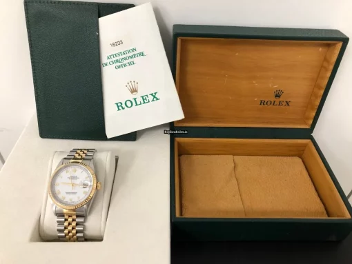 Nice Replica Rolex Datejust 16233 Caliber 3135 Automatic Movement 36mm Gold/steel Case Mens/unisex Watch - Image 2