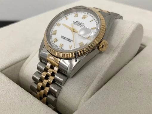 Nice Replica Rolex Datejust 16233 Caliber 3135 Automatic Movement 36mm Gold/steel Case Mens/unisex Watch - Image 3