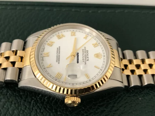 Nice Replica Rolex Datejust 16233 Caliber 3135 Automatic Movement 36mm Gold/steel Case Mens/unisex Watch - Image 9