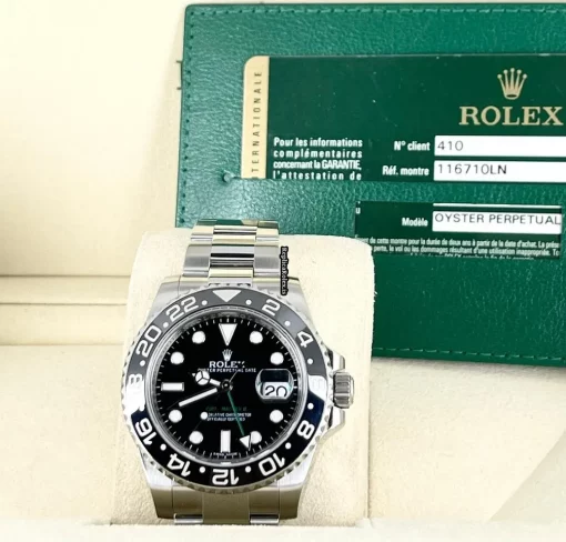 Special Replicas Rolex Gmt-master II 116710ln Caliber 3186 Automatic Movement 40mm Steel Case Mens/unisex Watch - Image 2