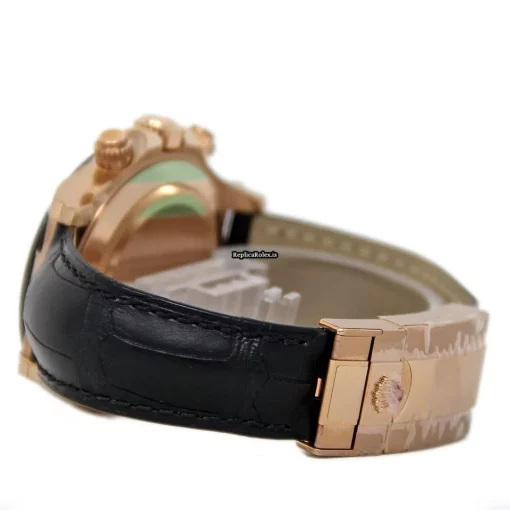 Wholesale Replica Rolex Daytona 116515 Caliber 4130 Automatic Movement 40mm Rose Gold Case Mens/unisex Watch - Image 3