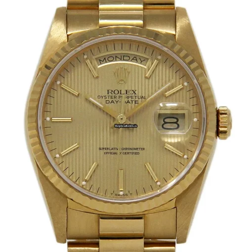 Remarkable Fake Rolex Day-date 36 18238 Automatic Movement 36mm Yellow Gold Case Mens/unisex Watch