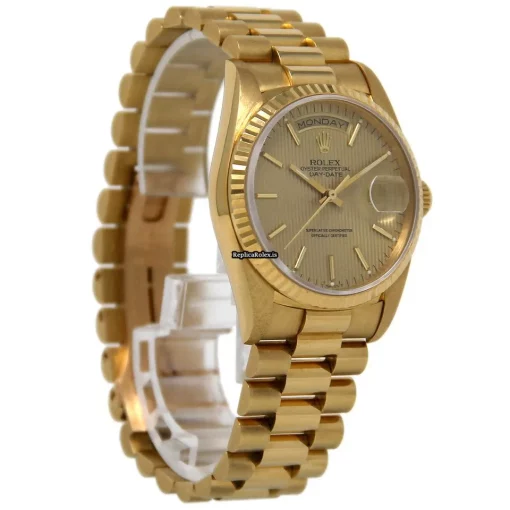 Remarkable Fake Rolex Day-date 36 18238 Automatic Movement 36mm Yellow Gold Case Mens/unisex Watch - Image 5