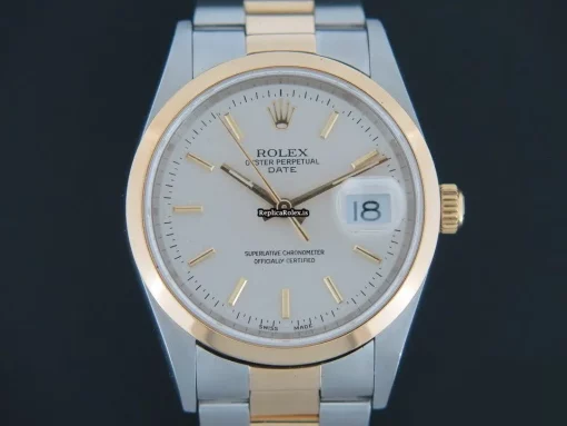Suitable Replica Rolex Oyster Perpetual Date 15203 Automatic Movement 34mm Steel Case Mens/unisex Watch - Image 2