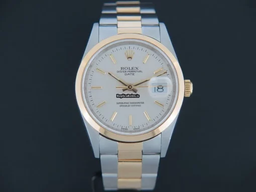 Suitable Replica Rolex Oyster Perpetual Date 15203 Automatic Movement 34mm Steel Case Mens/unisex Watch - Image 3