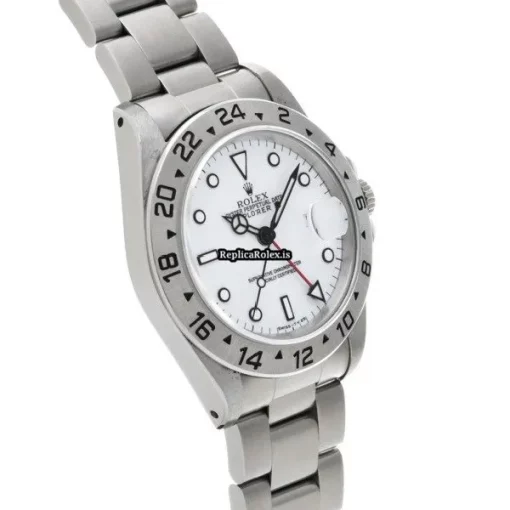 Perfect Fake Rolex Explorer II 16570 Caliber 3185 Automatic Movement 40mm Steel Case Watch - Image 3