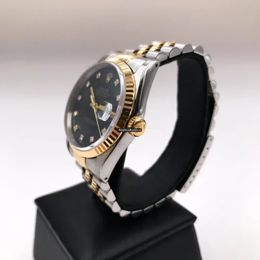 Durable Copies Rolex Datejust 16233 Caliber 3135 Automatic Movement 36mm Gold/steel Case Mens/unisex Watch - Image 3