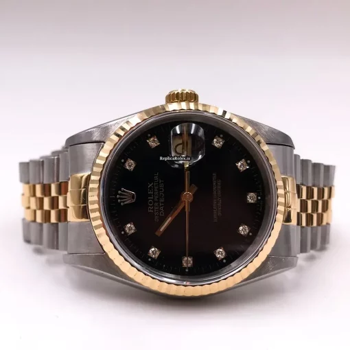 Durable Copies Rolex Datejust 16233 Caliber 3135 Automatic Movement 36mm Gold/steel Case Mens/unisex Watch - Image 5