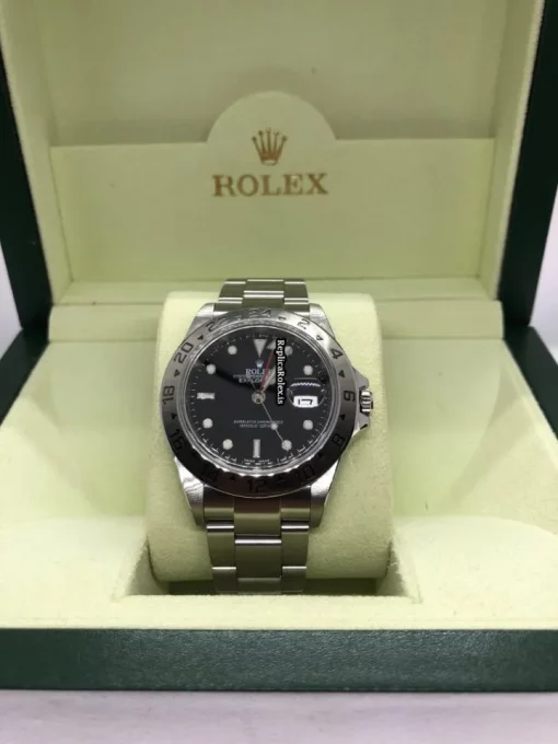 Affordable Replica Rolex Explorer II 16570 Caliber 3185 Automatic Movement 40mm Steel Case Mens/unisex Watch - Image 2