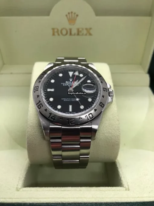 Affordable Replica Rolex Explorer II 16570 Caliber 3185 Automatic Movement 40mm Steel Case Mens/unisex Watch - Image 4