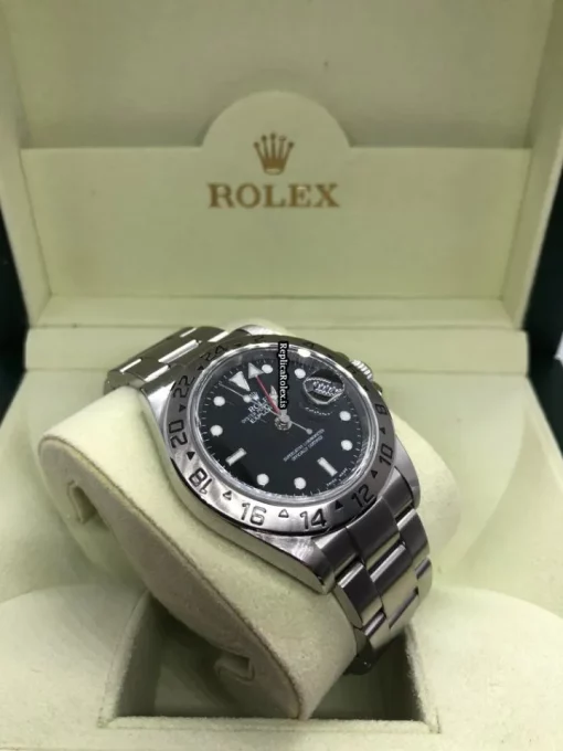 Affordable Replica Rolex Explorer II 16570 Caliber 3185 Automatic Movement 40mm Steel Case Mens/unisex Watch - Image 6