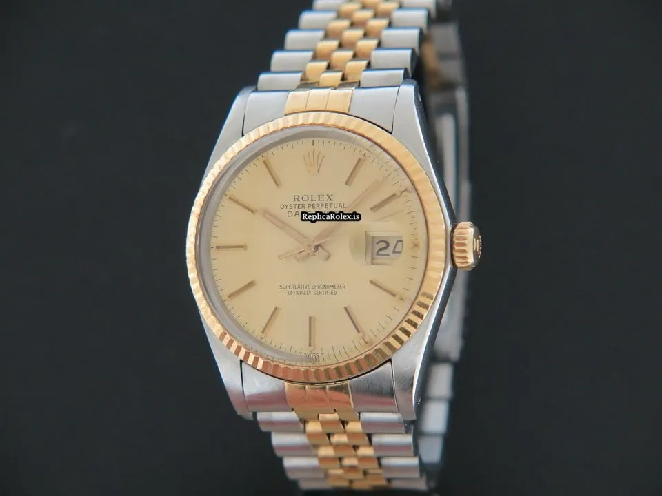 Superior Imitation Rolex Datejust 16013 Automatic Movement 36mm Gold/steel Case Mens/unisex Watch