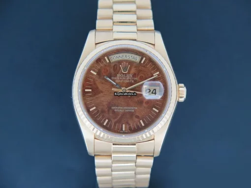 Amazing Knockoff Rolex Day-date 36 18038 Automatic Movement 36mm Yellow Gold Case Mens/unisex Watch - Image 3