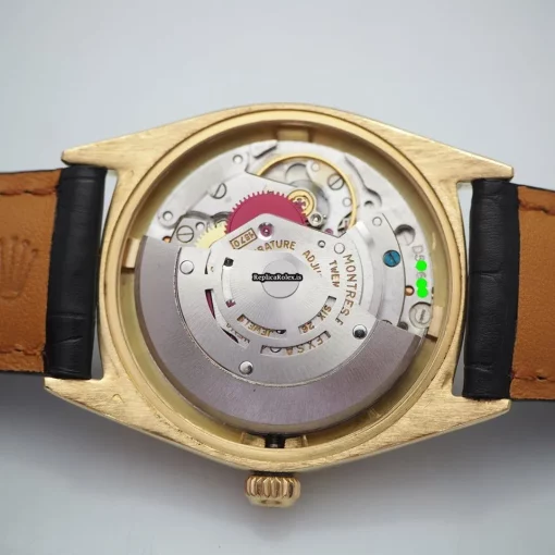 Swiss Replica Rolex Datejust Turn-o-graph 1625 Caliber 1570 Automatic Movement 36mm Yellow Gold Case Watch - Image 12