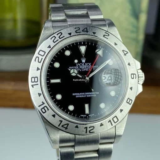 Wonderful Fake Rolex Explorer II 16570 Caliber 3185 Automatic Movement 40mm Steel Case Mens/unisex Watch - Image 3