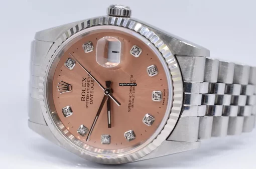 Beautiful Replica Rolex Datejust 16234 Caliber 3135 Automatic Movement 36mm Steel Case Mens/unisex Watch - Image 2