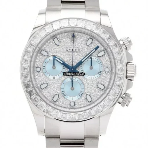Trustworthy Replica Rolex Daytona 116576tbr Caliber 4130 Automatic Movement 40mm Platinum Case Watch - Image 6