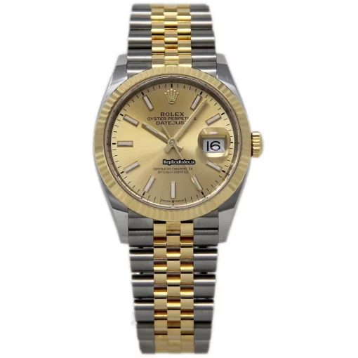 Swiss Replica Rolex Datejust 126233 Caliber 3235 Automatic Movement 36mm Steel Case Mens/unisex Watch - Image 2