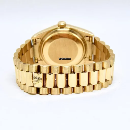 Fabulous Fake Rolex Day-date 36 18038 Caliber 3055 Automatic Movement 36mm Yellow Gold Case Mens/unisex Watch - Image 5