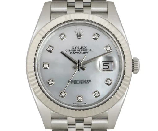 High-end Copy Rolex Datejust 126334 Automatic Movement 41mm Steel Case Mens/unisex Watch - Image 2