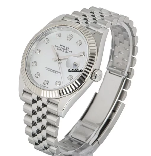 High-end Copy Rolex Datejust 126334 Automatic Movement 41mm Steel Case Mens/unisex Watch - Image 3