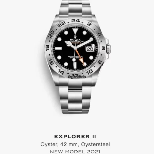Popular Replica Rolex Explorer II 226570 Caliber 3285 Automatic Movement 42x49.5mm Steel Case Mens/unisex Watch - Image 15
