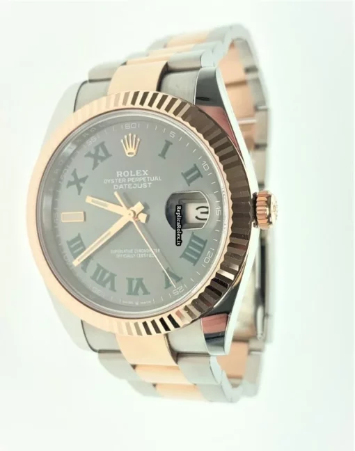 Luxury Fake Rolex Datejust II 126331 Caliber 3235 Automatic Movement 41mm Gold/steel Case Mens/unisex Watch - Image 2