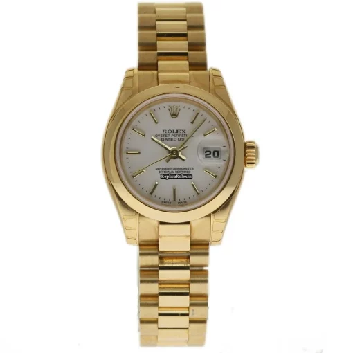 Neat Replica Rolex Lady-datejust 179168 Caliber 2235 Automatic Movement 26mm Yellow Gold Case Womens Watch
