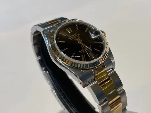 Fantastic Replica Rolex Lady-datejust 68273 Caliber 2135 Automatic Movement 31mm Gold/steel Case Womens Watch - Image 6