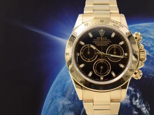 Special Replica Rolex Daytona 116528 Caliber 4130 Automatic Movement 40mm Yellow Gold Case Mens/unisex Watch