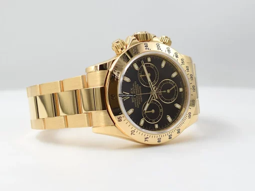 Special Replica Rolex Daytona 116528 Caliber 4130 Automatic Movement 40mm Yellow Gold Case Mens/unisex Watch - Image 7