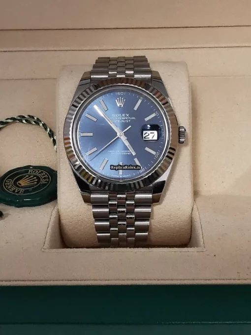 Fantastic Replica Rolex Datejust 126334 Caliber 3235 Automatic Movement 41mm White Gold Case Mens/unisex Watch