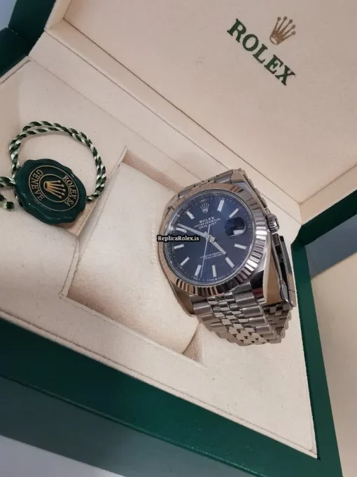 Fantastic Replica Rolex Datejust 126334 Caliber 3235 Automatic Movement 41mm White Gold Case Mens/unisex Watch - Image 3