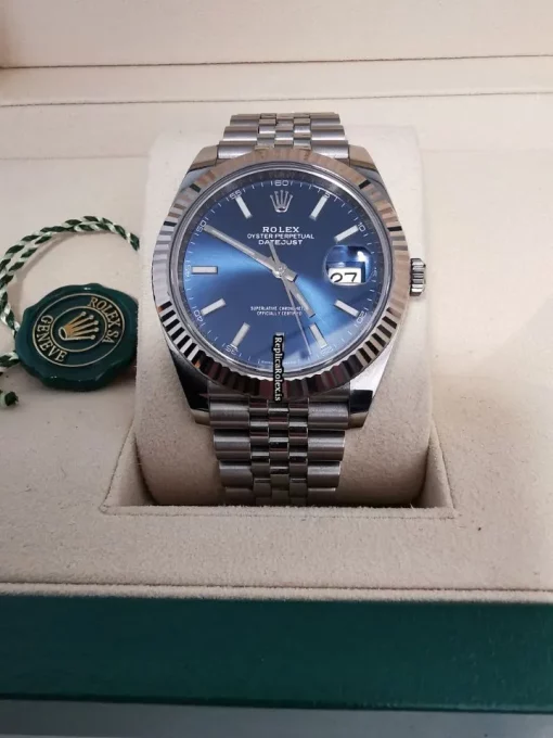 Fantastic Replica Rolex Datejust 126334 Caliber 3235 Automatic Movement 41mm White Gold Case Mens/unisex Watch - Image 4