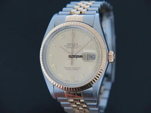 Aaa Fakes Rolex Datejust 16013 Automatic Movement 36mm Gold/steel Case Mens/unisex Watch