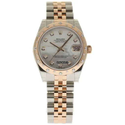Great Fake Rolex Lady-datejust 178341 Caliber 2235 Automatic Movement 31mm Steel Case Womens Watch - Image 2
