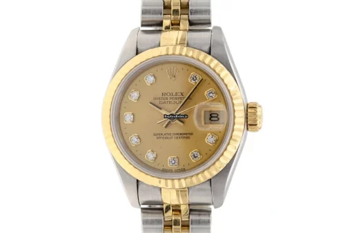 Amazing Replica Rolex Lady-datejust 69173 Caliber 2135 Automatic Movement 26mm Gold/steel Case Womens Watch