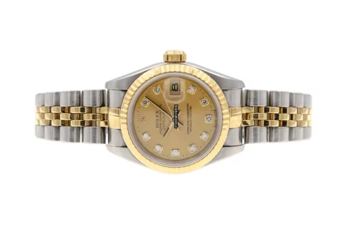Amazing Replica Rolex Lady-datejust 69173 Caliber 2135 Automatic Movement 26mm Gold/steel Case Womens Watch - Image 2