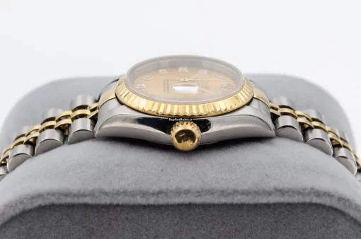 Amazing Replica Rolex Lady-datejust 69173 Caliber 2135 Automatic Movement 26mm Gold/steel Case Womens Watch - Image 4