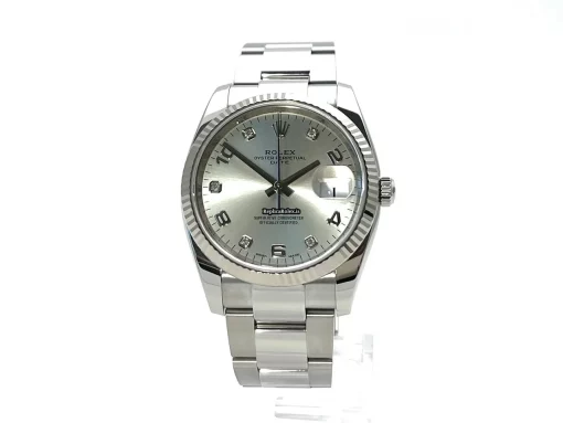 Excellent Replica Rolex Oyster Perpetual Date 115234 Caliber 3135 Automatic Movement 34mm Steel Case Womens Watch